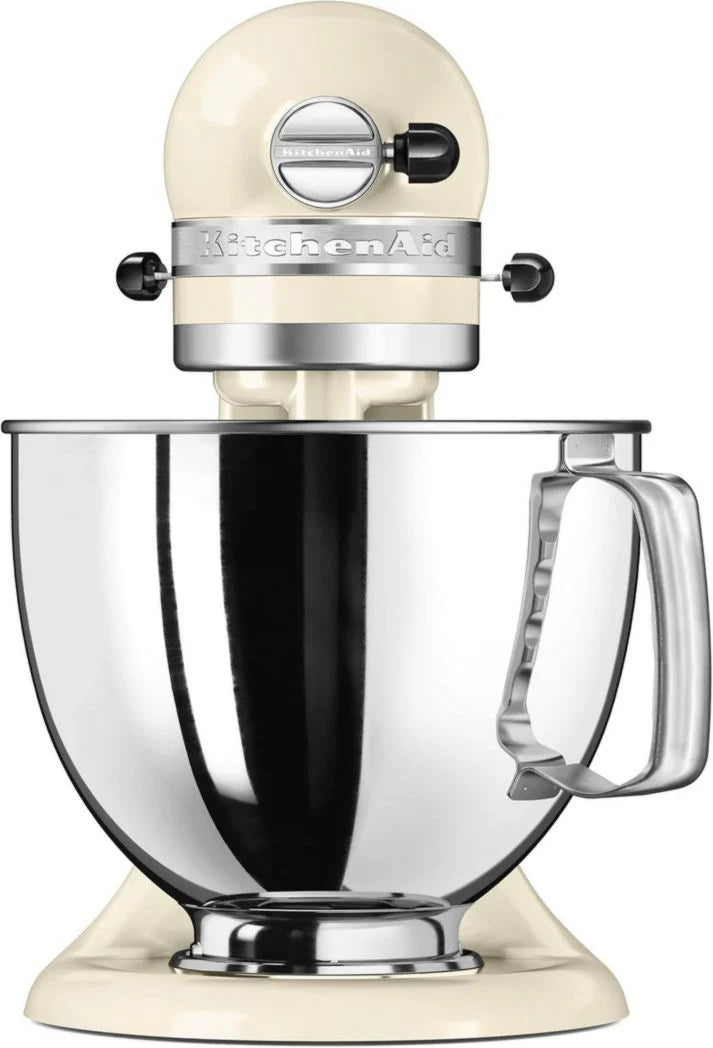 Robot pâtissier multifonction KitchenAid Artisan à tête inclinable avec 4 accessoires et bol de 4,8 L | Crème