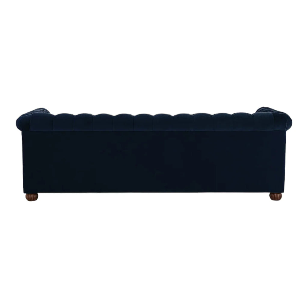 Brenna 3 Seater Teak Wood Fabric Sofa