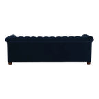Brenna 3 Seater Teak Wood Fabric Sofa