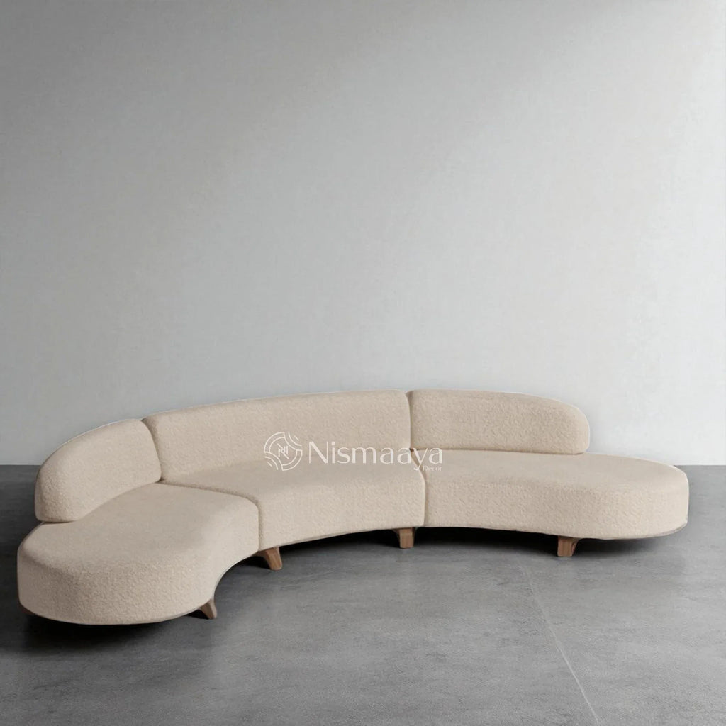 Nismaaya Badu 3 Seater Fabric Sofa