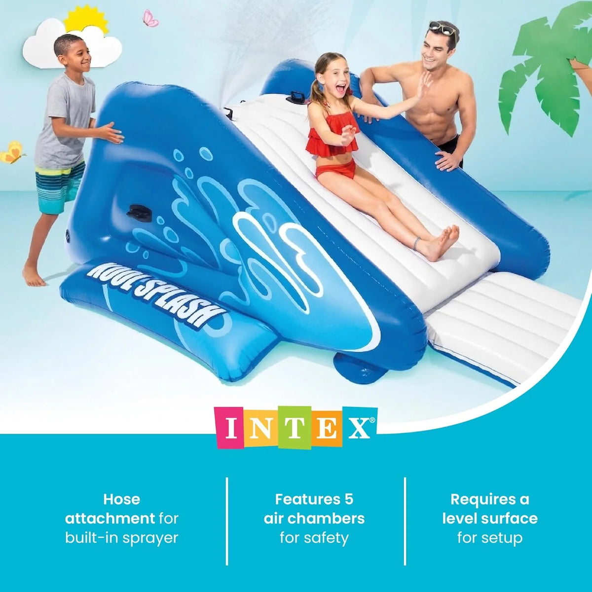 Intex Toboggan Gonflable à Eau