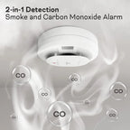 Detector de Humo Kidde, Batería de 10 Años, Indicadores LED, Alerta de Reemplazo, Botón de Prueba y Reinicio, 6 Paquetes, Blanco
