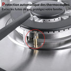 Plaque de cuisson gaz IsEasy MGBS-314A 4 feux Inox
