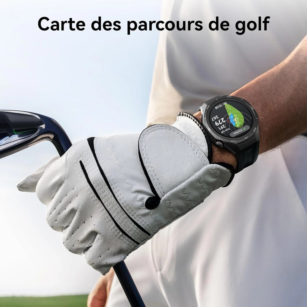HUAWEI Watch GT 5 Pro 46mm Montre Connectée, Design aux Lignes épurées, Programmes d'entraînement de Pointe, Suivi de la santé, ECG, Jusqu'à 14 Jours d'autonomie, iOS& Android, Noir