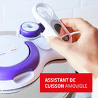 Seb Clipsominut’ Perfect Cocotte-minute 9 L, Autocuiseur induction, Facile à utiliser, Minuteur, Livre 100 recettes inclus, Fabriqué en France, Violet P4624900
