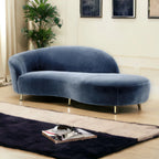 Fabiana 3 Seater Fabric Sofa Blue