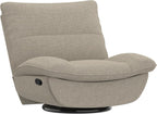 FLEXISPOT XC6 Sillón Relax, Sófa Giratorio con Función Balancín, Sillon TV con Respaldo Ajustable, Silla Reclinable para Dormitorio, Salón y Cine en Casa (Beige)