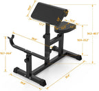 Uboway Banco de Curl Predicador Ajustable para Entrenamiento de Fuerza