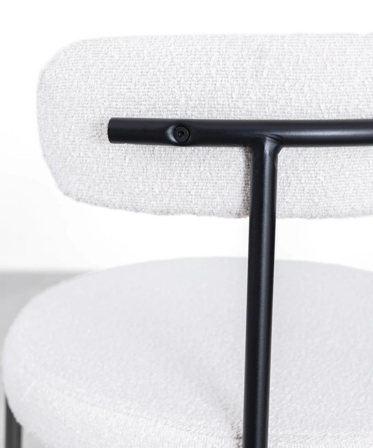 Silla de Comedor en Tela y Metal Alexia