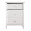 Daniel 3-drawer Transitional Wooden Nightstand