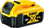 DEWALT - Kit 4 Outils XR 18V, 5Ah Lithium Ion BL avec Perceuse-Visseuse, Visseuse à Chocs, Meuleuse et Perforateur - DCK422P3-QW - Sans Fil - 3 Batteries et chargeur inclus - avec 2 Coffrets TSTAK