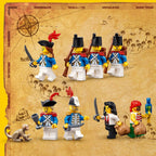 LEGO – Icons Fortaleza Eldorado con Kit de Construcción de Barco Pirata 10320