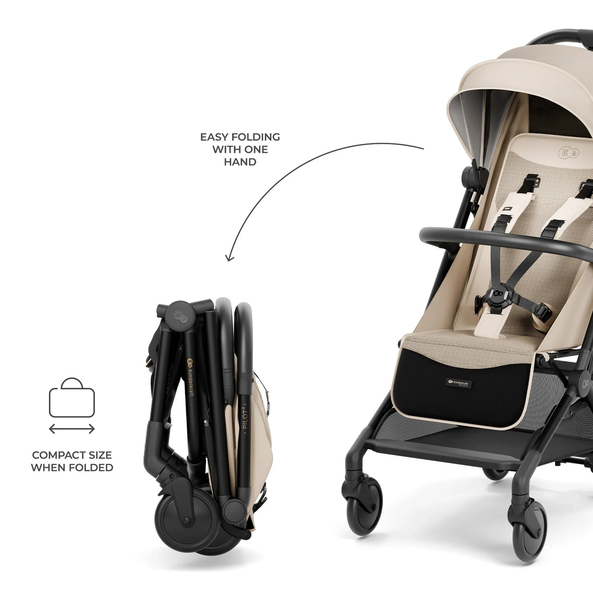 Poussette légère Kinderkraft PILOT 2