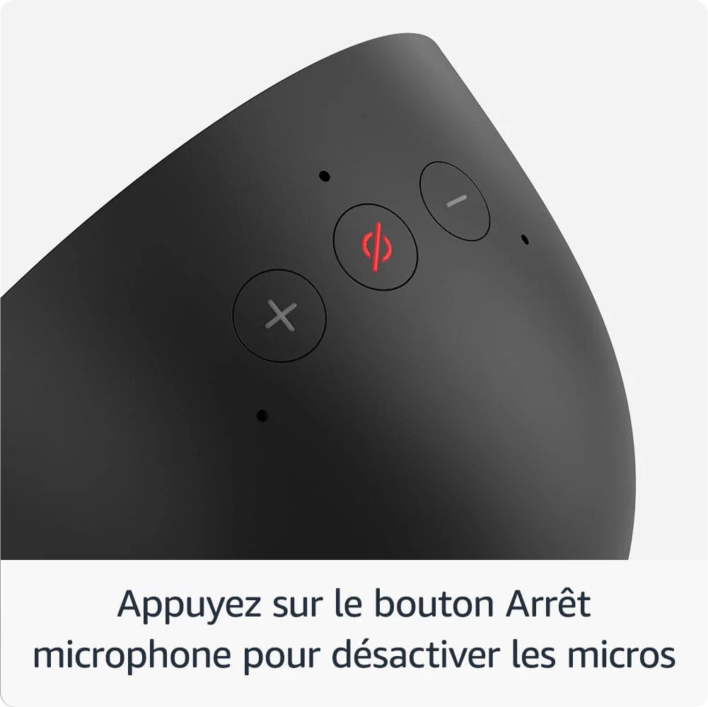Amazon Echo Spot (Nouvelle génération) | Réveil connecté avec un son de qualité et Alexa | Blanc