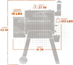 Parrilla y Ahumador Eléctrico de Pellet de Madera Traeger Pro 22, Bronce
