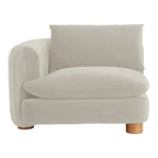 ComfyTrio 3 Seater Teak Wood Sofa