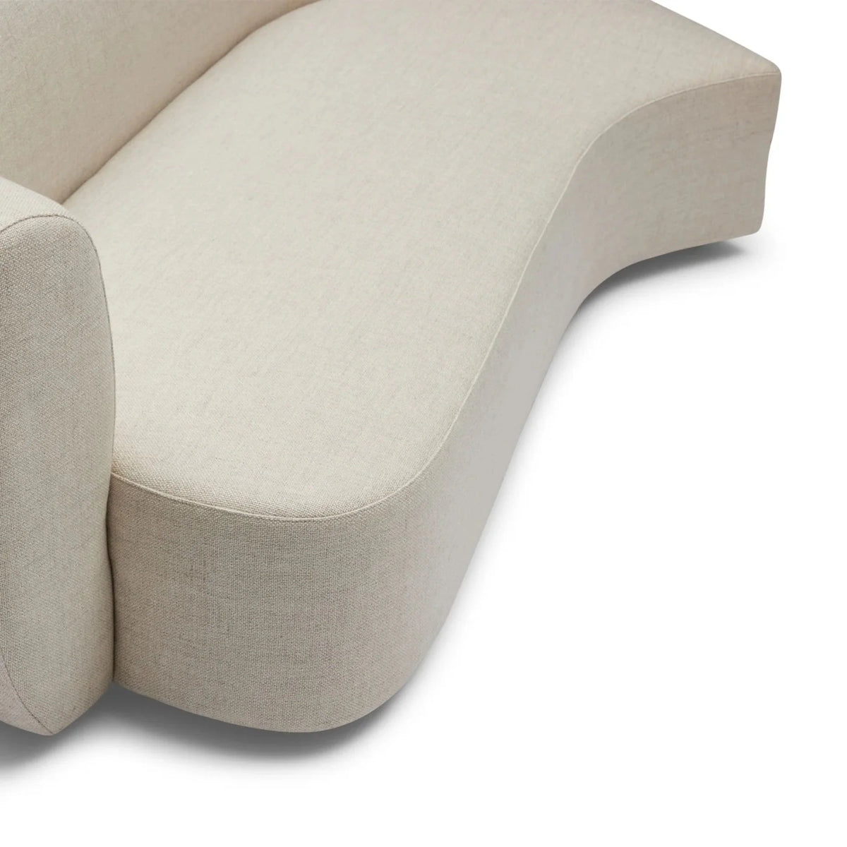 Nismaaya Celine Sectional Sofa Ivory Right-Left