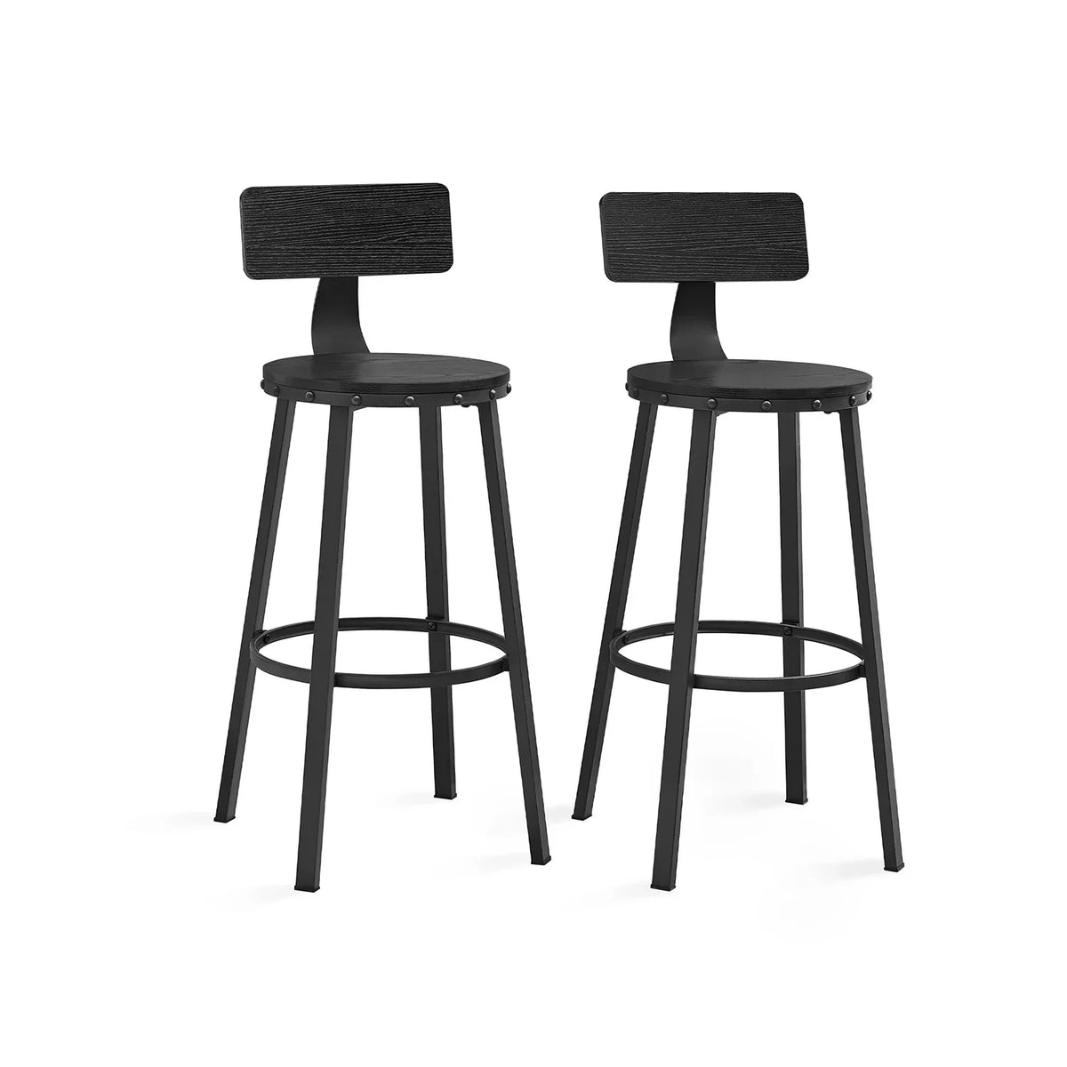2 Taburetes Altos Estilo Industrial