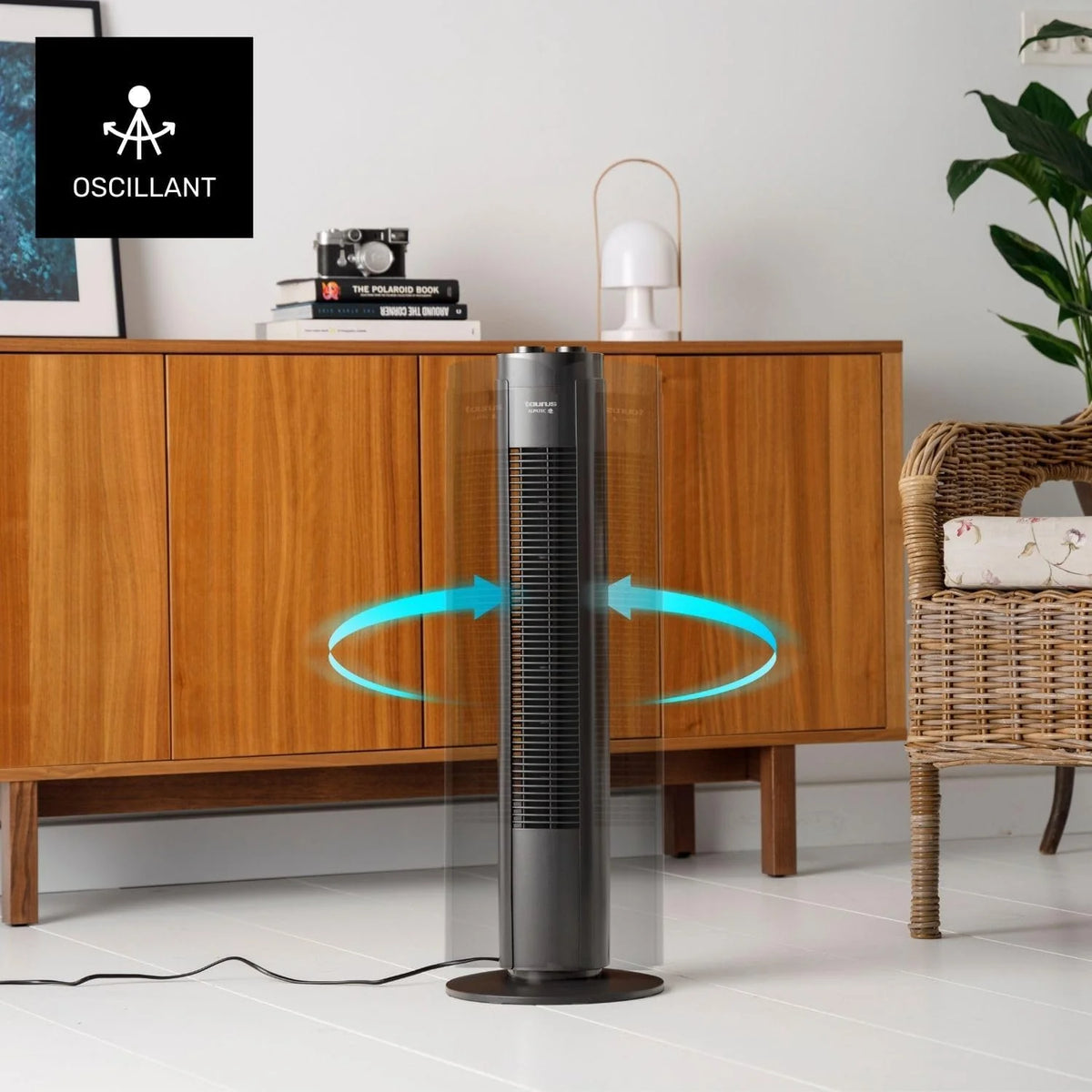 Ventilador de Torre Taurus - New Babel 50W, Altura 86 cm