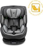 OSANN - Siège auto bébé/enfant One360 Rotatif 360° Isofix - 40-150 cm - 0 à 12 ans - Groupe 1/2/3 - Gris, Hauteurs 14 positions, Dos/Face à la route, Supports magnétiques pour sangles d'épaules