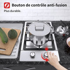 Plaque de cuisson gaz IsEasy MGBS-314A 4 feux Inox