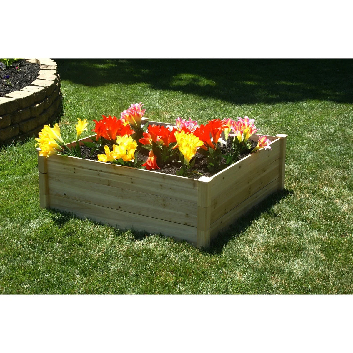Cama de Jardín Elevada de Ensamblaje Rápido EDEN – 4′ x 4′ x 17.5″