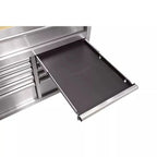 72 po. 18-Tiroir 24 po. D Mobile Workbench avec acier inoxydable en bois massif