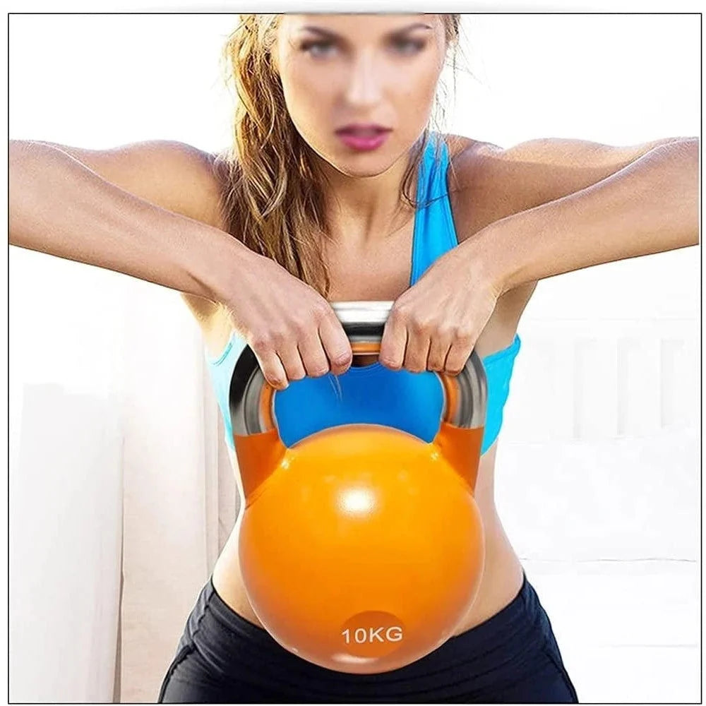 Pesa Rusa (Kettlebell), Pesa Rusa Ajustable, Equipo de Entrenamiento Competitivo de Acero Macizo, Mancuernas de Hierro Fundido para Ejercicios de Cadera y Sentadillas, Equipo de Fitness, Pesa Rusa Deportiva Ideal para el Hogar