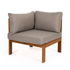Conjunto de Jardín Rinconera + Mesa de Madera de Acacia, Bali