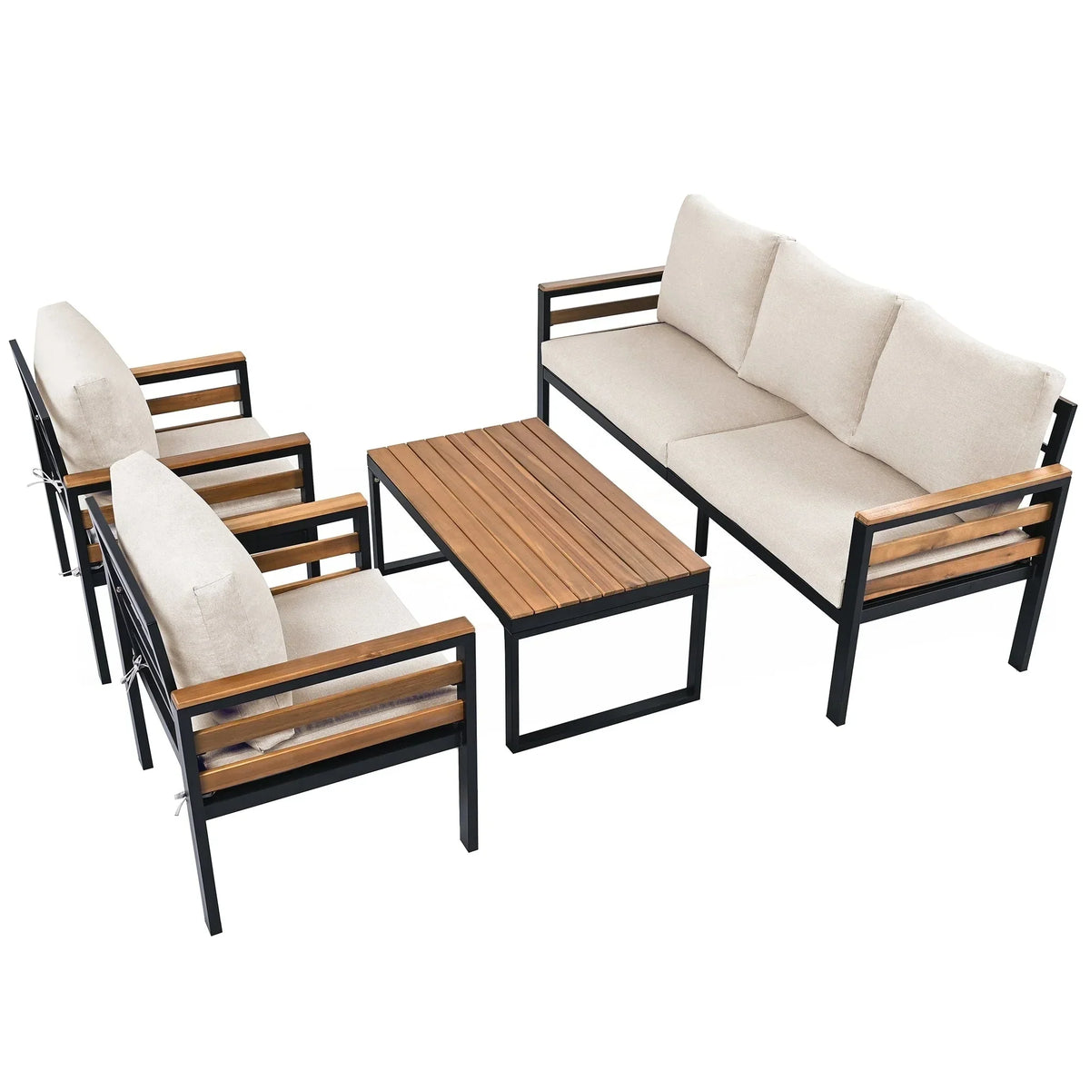 4-Piece Outdoor Furniture Sofa Set