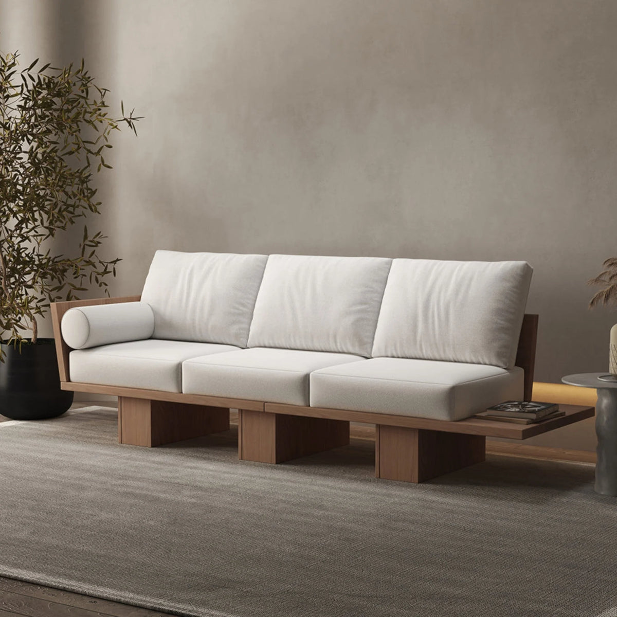 Parma Solid Wood Sofa