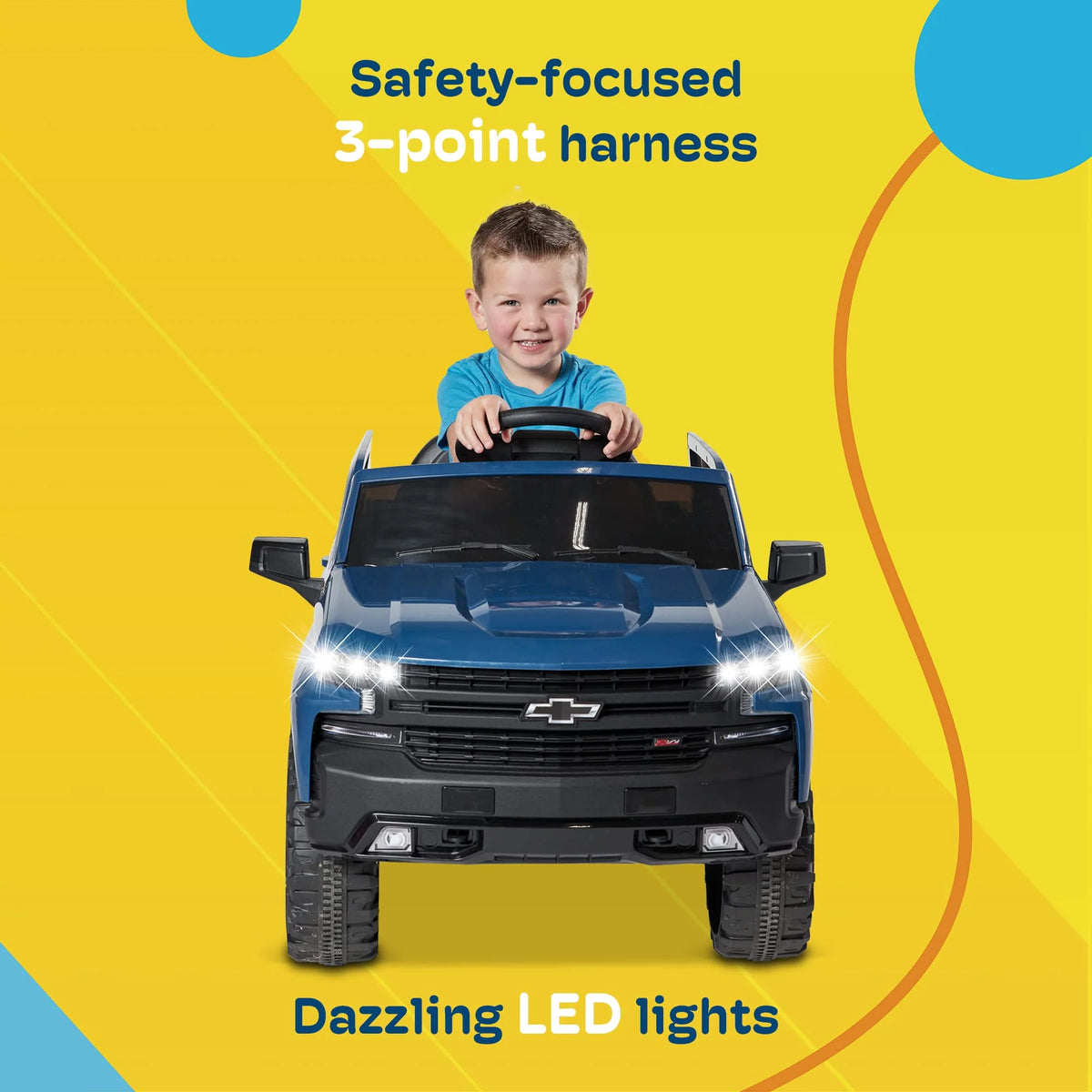 Kidzone Chevrolet Silverado Licenciado Bluetooth