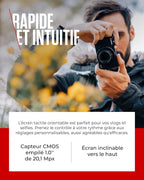 Canon PowerShot G7 X Mark III (Noir) - Appareil Photo numérique avec capteur 1 Pouce et vidéo 4K - Idéal pour Le vlog - Wi-FI et Bluetooth - Adopté par Les Créateurs Nomades