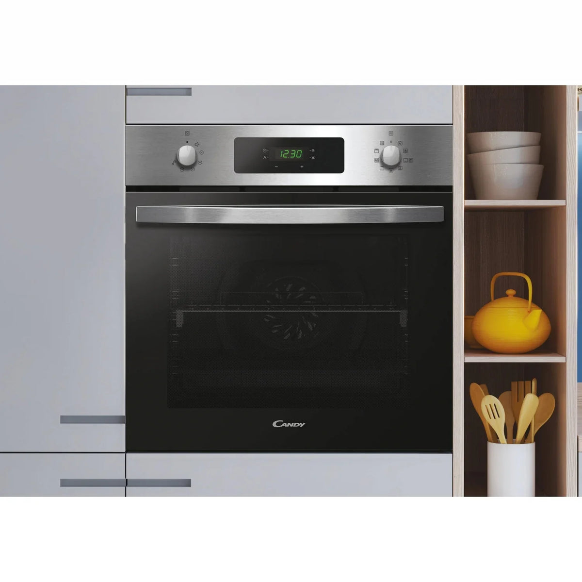 Horno + Placa de Inducción Candy PCI26PCXCI633C