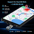 OUKITEL RT3 Plus Tablette Incassable Android 15, 11000mAh Tablettes Durcie, 16Go RAM + 128Go ROM/TF 1To Tablette 8 Pouces, 16MP Caméra Tablettes Tactile, NFC/Dual SIM 4G/GPS/OTG - Bleu
