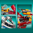LEGO Star Wars: Ahsoka New Republic E-Wing vs. Starfighter de Shin Hati 75364