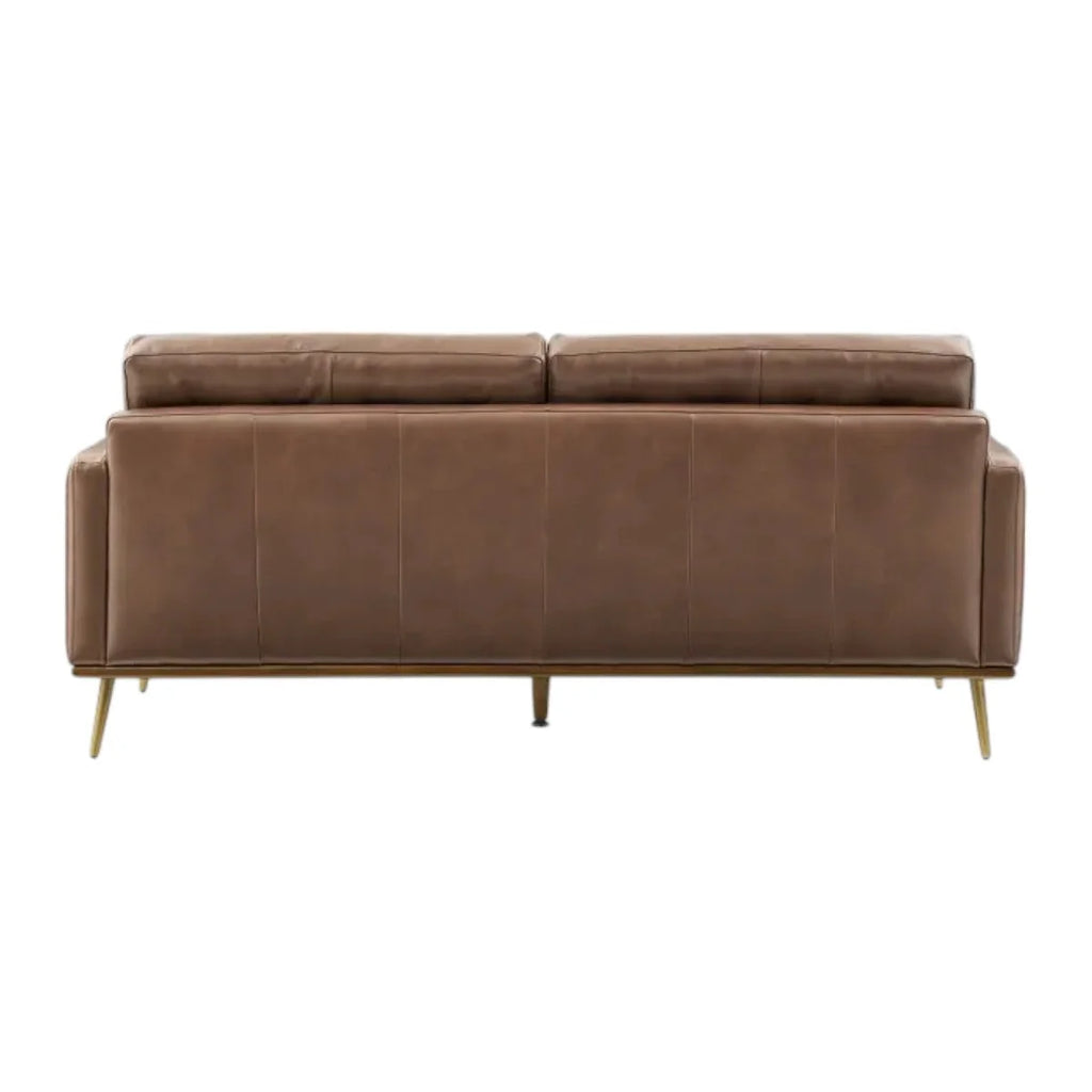 Patrick Leather 3 Seater Sofa