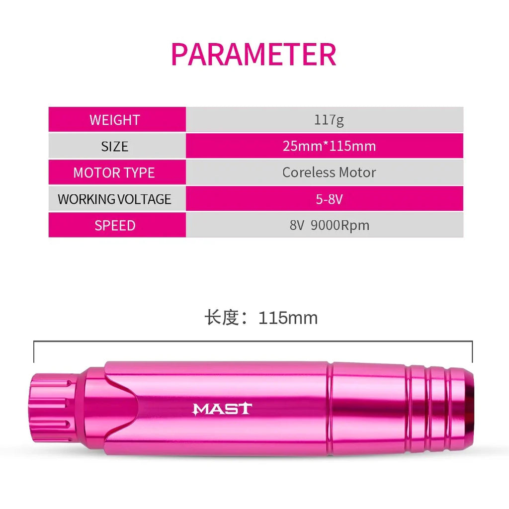 Kit de Máquina de Tatuaje Mast P10 con Fuente de Poder Halo – SMP