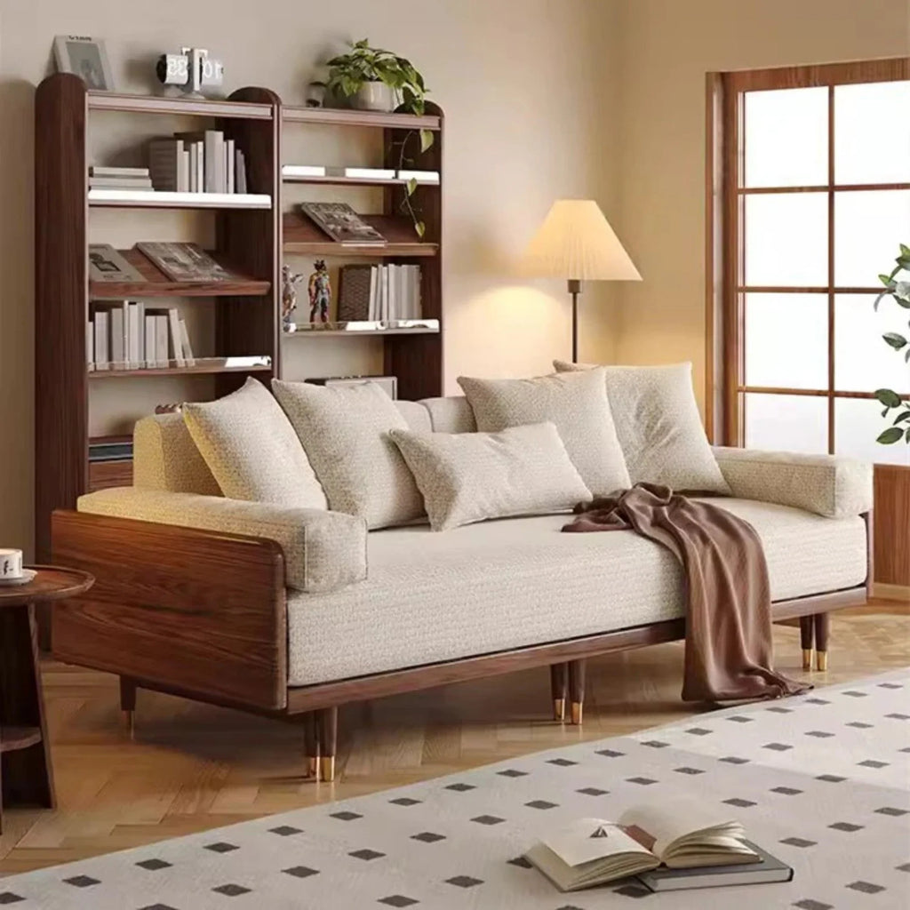 Nismaaya New and Stylish SERENIT Sofa Cum Bed Solid Teak Wood