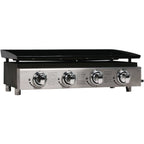Plancha "presto 4" - 4 Quemadores -  9.7kw - Gris