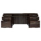 Nismaaya Acelin Modern Solid Wood Office Executive Desk With Keyboard Tray