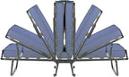 Dmora Lit pliant avec sommier à lattes et matelas, mesure 190x80x30 cm