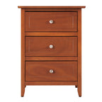 Daniel 3-drawer Transitional Wooden Nightstand