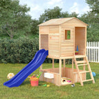 Parque Infantil De Exterior Madera Maciza De Abeto Vidaxl