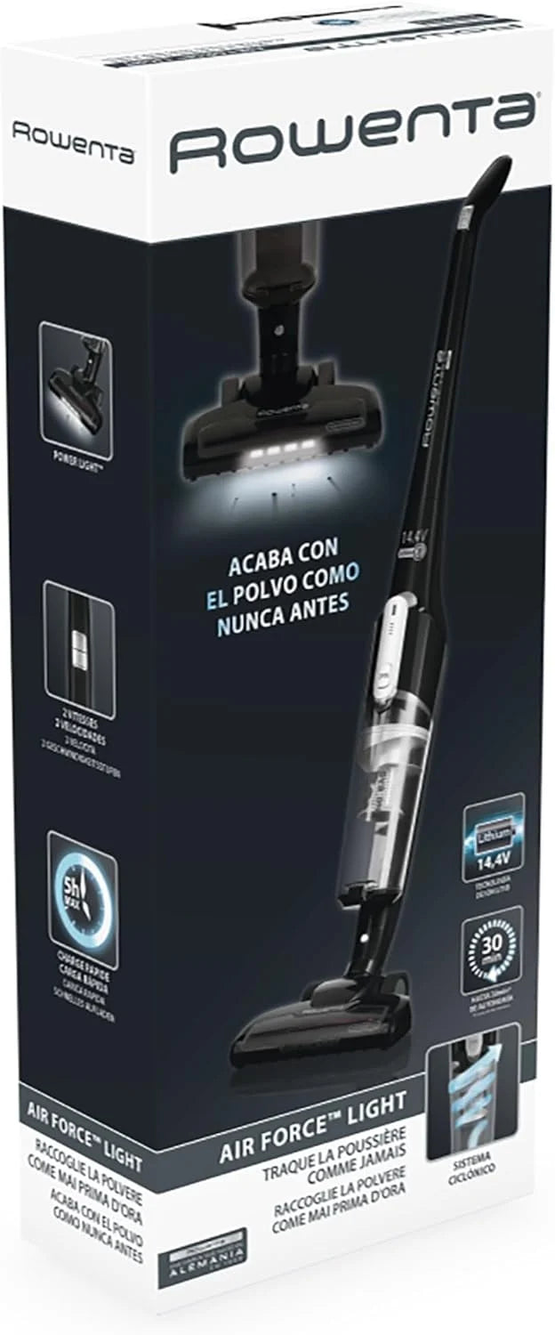 Rowenta RH6545 Type de nettoyage: Sec;Technologie d'aspiration: Cyclonique;Filtre lavable Aspirateurs balais électriques, 0.65 liters, Noir