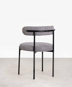 Silla de Comedor en Tela y Metal Alexia