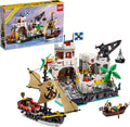 LEGO – Icons Fortaleza Eldorado con Kit de Construcción de Barco Pirata 10320