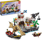 LEGO – Icons Fortaleza Eldorado con Kit de Construcción de Barco Pirata 10320