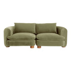 ComfyTrio 2 Seater Teak Wood Sofa