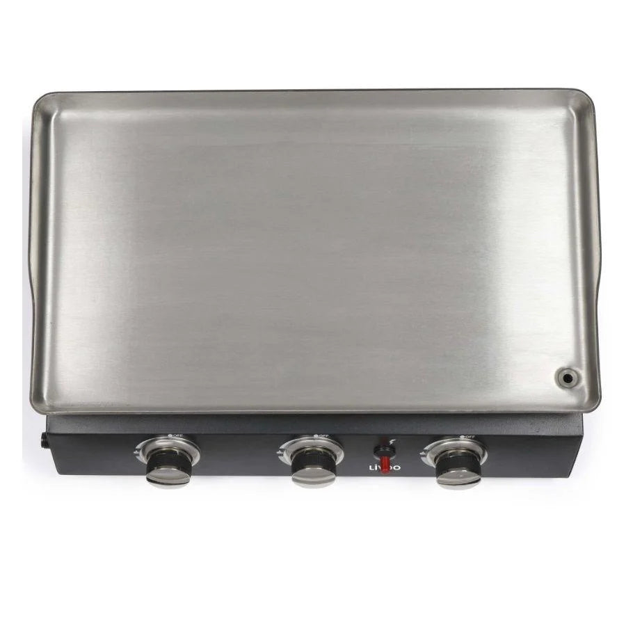 Livoo Plancha De Gas 7200w En Metal Negro. - Doc249